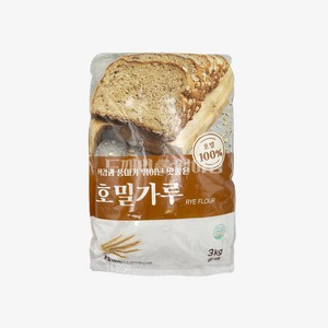 새롬푸드 호밀가루, 3kg, 1개