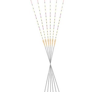 원용 천수공방 사선찌 A 저부력 하우스 내림찌, 49cm(0.7푼), 1개