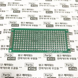 [파츠키츠] FR-4 2.54mm 1.6T 양면 만능기판 PCB 에폭시 빵판, 2. PY-0307 (3cm*7cm)