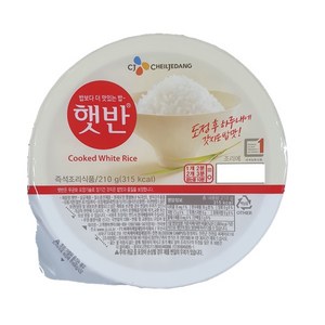 햇반 백미밥, 210g, 24개