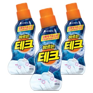 테크 바르는 섬유 얼룩제거제, 220ml, 3개