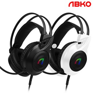 앱코 가상 7.1 RGB 게이밍 헤드셋, 블랙, N460