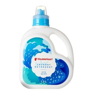 더블하트 유아용 섬유세제 본품 1200ml, 4개