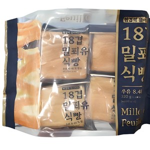 18겹 밀푀유 식빵 4팩 320g, 1개