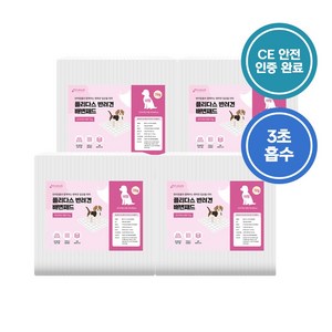 플리다스 강아지 배변패드 15g~100g 소형/대형/특대형 4팩 모음, 프리미엄, 30개입