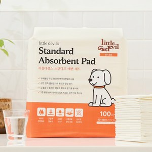 리틀데블스 스텐다드 배변패드 400매 (100매*4ea), 4팩, 100개입