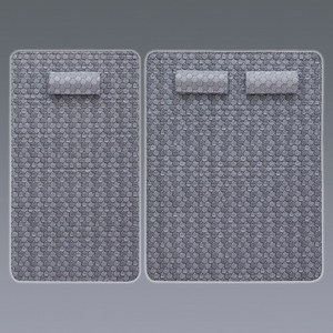 [TV홈쇼핑정품 애드크로스]장미화 한일의료기 그래핀 쿨잠 숙면 매트 기능성 그래핀 경추 베개 세트, 슈퍼더블 SET