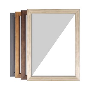 핀픽 고급 원목 액자 프레임 A4 A3 A2 A1 B4 B3 B2 8절 4절 2절 40x50 40x60 50x70cm 5x7 6x8 8x10 11x14 16x20 20x24인치, 9701미색UN, 30x40cm