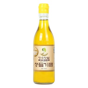 장수텃밭 아침에 한숟갈 생들기름 350ml, 1개