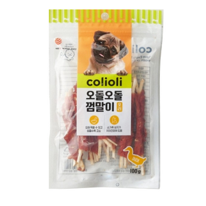 콜리올리 오돌오돌 껌말이 (오리고기) (100G), 5개, 100g, 오리고기