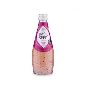 태국 인기음료 웰 바질시드 페션푸르트 290ml x 12입, 0.29l, 12개