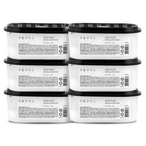 생활공작소 대용량 제습제 본품, 320g, 6개