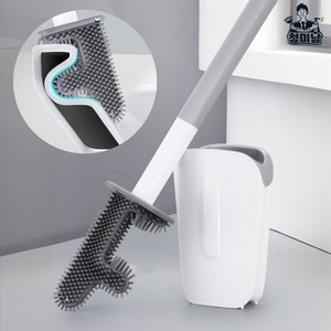 청미남 틈새쏙 변기솔 벽걸이 화장실 청소 (거치대 포함), 1개