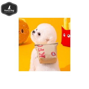 펜시독 강아지 유치원가방 KFC가방 백팩 반려동물배낭 간식 강아지용가방, 1개