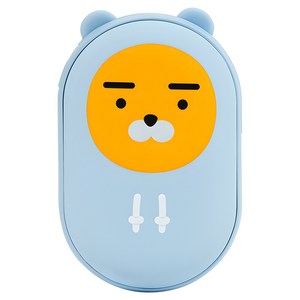 카카오프렌즈 조약돌 손난로 C타입 보조배터리 5000mAh, 후드라이언