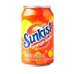 [광동] 썬키스트 오렌지 소다, 355ml, 24개