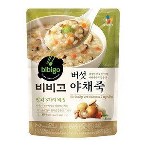 비비고 버섯야채죽 420g (파우치형), 16개