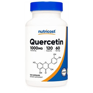 뉴트리코스트 퀘르세틴 1000mg 120정 Nuticost Quecetin, 1개, 기본