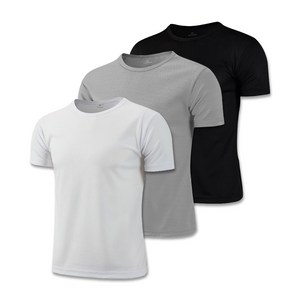 코마드 남녀공용 에어쿨링 드라이 반팔티셔츠 3P MTO702