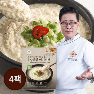 eTV 임성근 흑돼지 장단콩 비지찌개 순한맛 4팩, 4개, 350g