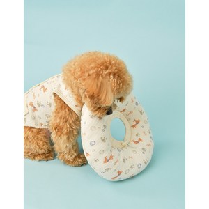 뭉이의 우주 오가닉 잠옷 강아지 고양이, 베이지