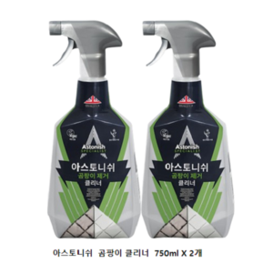 아스토니쉬 NEW 곰팡이 클리너 plus 스프레이, 750ml, 2개