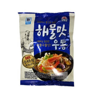 사조대림 대림 해물맛 우동 212g, 4개