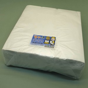 뽀닥 청소용부직포 행주후물걸레 도톰민무늬 300X300 1.00kg 펼친 일회용 막대 밀대 청소포, 1kg