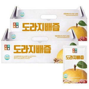 순수식품 도라지배즙 실속형, 80ml, 50개
