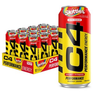 셀루코어 C4 에너지 드링크 스키틀즈 12캔 운동전 Celluco C4 Enegy Dink, 12개, 355ml