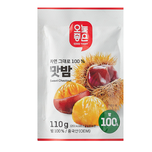 자연맛밤 오늘좋은 맛밤 (110G), 5개