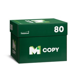 MCOPY 80gsm 복사용지, A4, 2500매