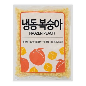 [딜라잇가든]냉동 복숭아(다이스드) 1kg x 3, 3개