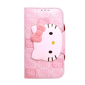 헬로키티 플립 케이스 카드 지갑 커버 큐티 다이어리 갤럭시 아이폰 전기종
