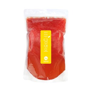 담아요 수제 자몽청 2kg 대용량 카페 과일청 벌크 홈카페 자몽차 자몽에이드용, 1개입, 1개