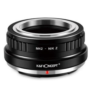 K&F Concept M42-NIK Z _ M42 Lens - Nikon Z Body 변환어뎁터, 1개