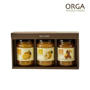 [올가홀푸드] [올가] ORGA 액상차 선물세트(550g x 3개입), 액상차 선물세트(550g x 3개입)x1세트, 구성:액상차 선물세트(550g x 3개입) x 1세트, 550g