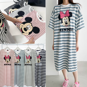 [라라로엔픽] 미키마우스 정품 99 빅사이즈 홈원피스 반팔 국내 제작 12종