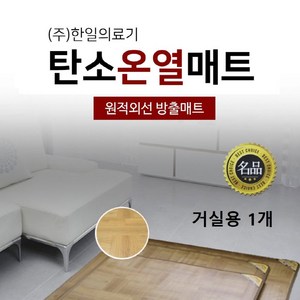 한일의료기 전기매트 거실 용 대형 원목 카페트 매트 전기장판 탄소매트 분리난방 전자파없는 온열매트 추천