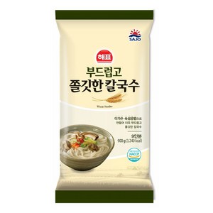 <중화국제>한국식품 사조해표 해표 부드럽고 쫄깃한 칼국수 [원산지:국내산], 900g, 1개