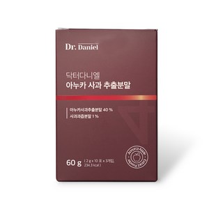 닥터다니엘 아누카사과 추출분말, 60g, 1개
