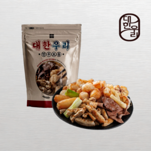 대한우리 대용량 초벌 안동 한우 소곱창 모듬세트 (곱창+대창+염통) 400g, 1개