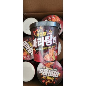 사천왕 마라탕면 큰컵 100g, 12개