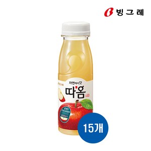 따옴 사과 주스, 235ml, 15개