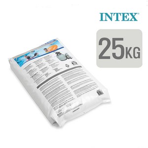 인텍스 샌드필터펌프용 유리모래 필터 25kg 29058 수영장 풀장 정화 필터