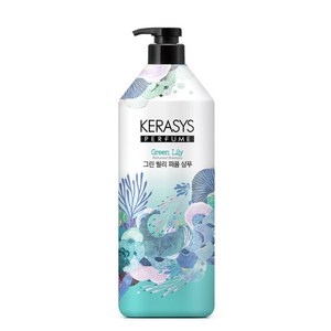 애경 케라시스 퍼퓸 그린 릴리 샴푸, 8개, 1L