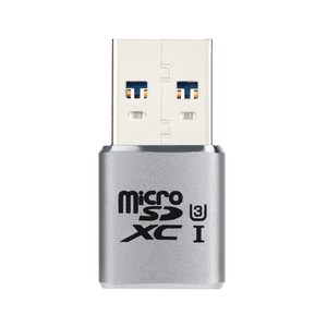 1 다기능 USB 3.0 메모리 카드 리더 마이크로 SD 마이크로 SDXC TF 카드 리더 어댑터 컴퓨터 랩톱 액세서리, 하얀색, 1개