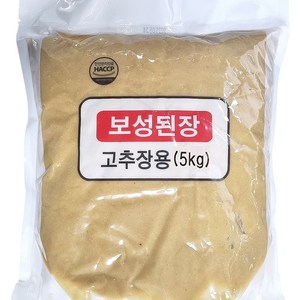 일식된장 고추장용 5kg 보성된장, 1개