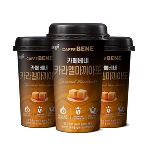 푸르밀 카페베네 카라멜 마끼아또 200ml x 10컵, 10개