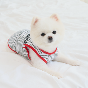 펩타이드구리 강아지옷 해충방지 피부질환예방 염증완화 근적외선 티셔츠 항균 행복 닥터데온 Dr deon, 레드